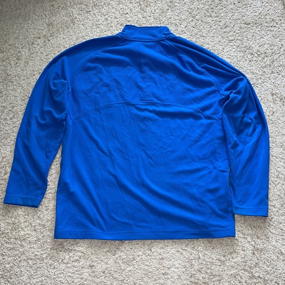 EUC Men’s Nike Blue Fleece Therma-fit Pullover Jacket 107544-493 size XXL - Picture 4 of 7